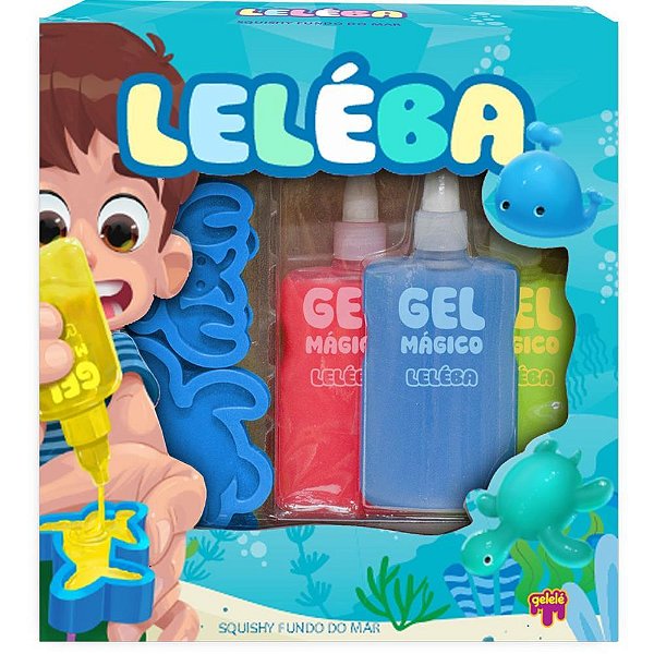 Slime Leleba GEL Magico 3CORES (S) (7898723630979)