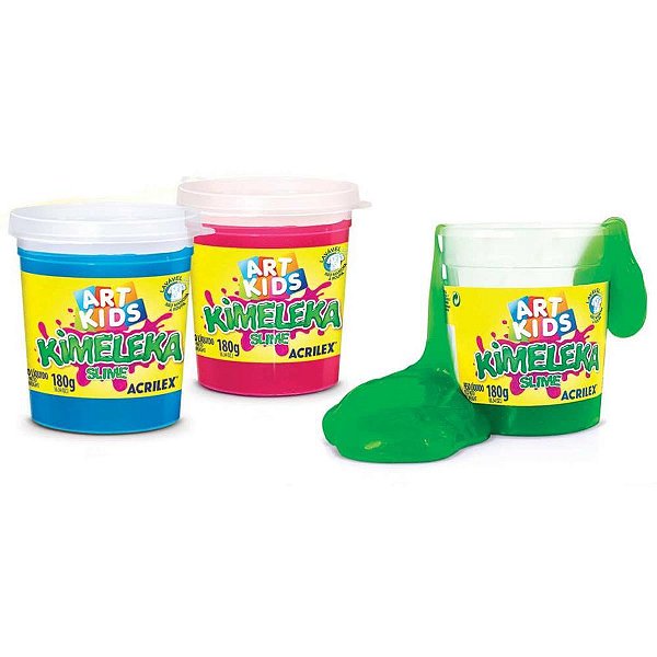 Slime Kimeleka Cores Sortidas 180G CX.C/12