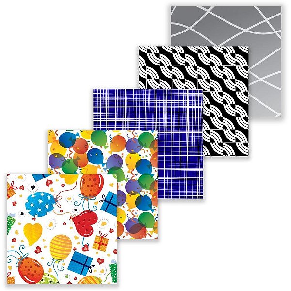 Saco Metalizado 50X70CM Casual Sortido 50X69CM PCT.C/50