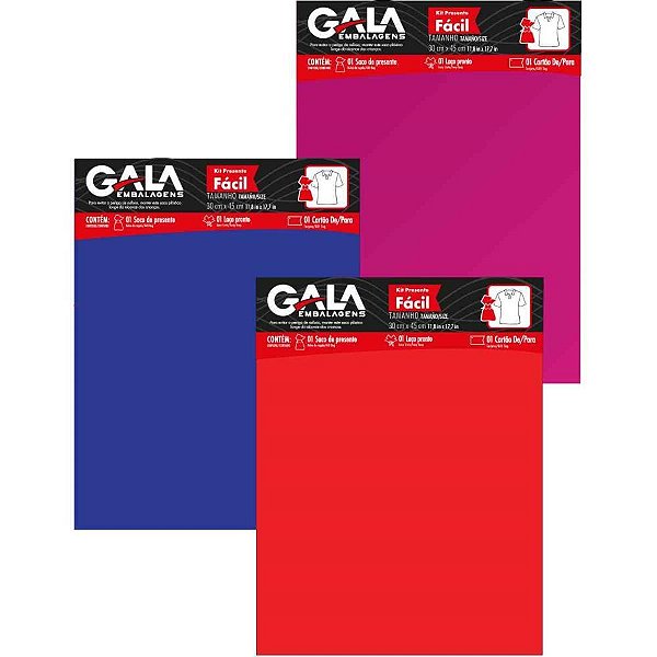 Saco Metalizado 30X45CM Saco+laco Sortido Blister C/1U PCT.C/40