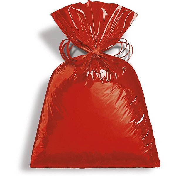 Saco Metalizado 25X37CM Vermelho PCT.C/50