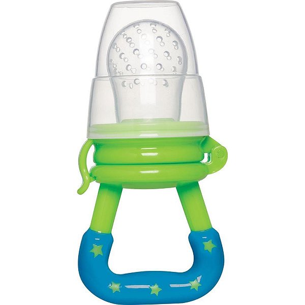 Produto para Bebe Porta Frutinha de Silicone AZU