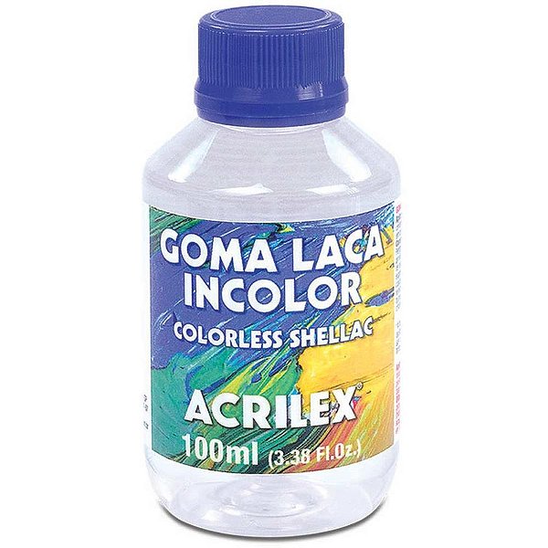 Produto para Artesanato Goma Laca Incolor 100ML PCT.C/06