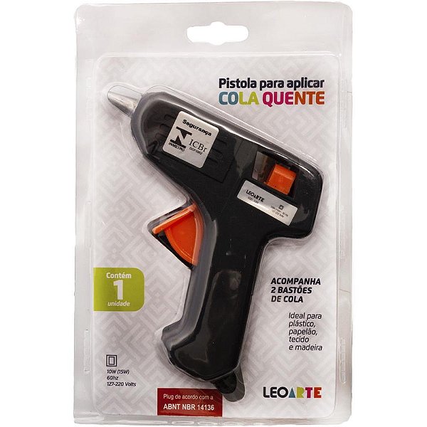 Pistola de Cola Quente 10W Bivolt Pequena