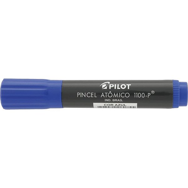 Pincel Marcador Permanente Atomico 1100P Azul Recarreg. CX.C/12