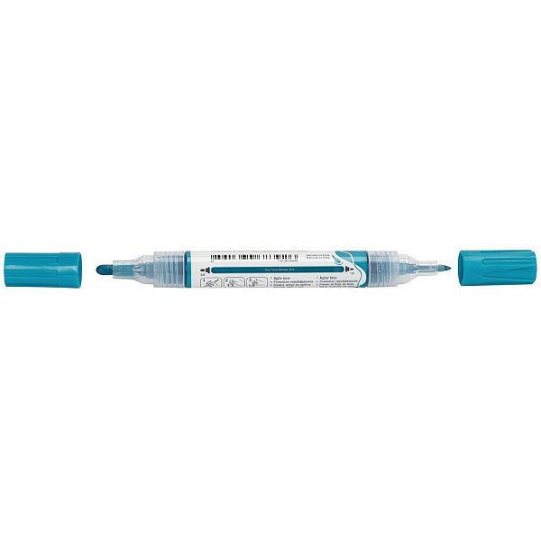 Pincel Marcador Artesanato Multimark S/P Azul Metal com 6 Estojo