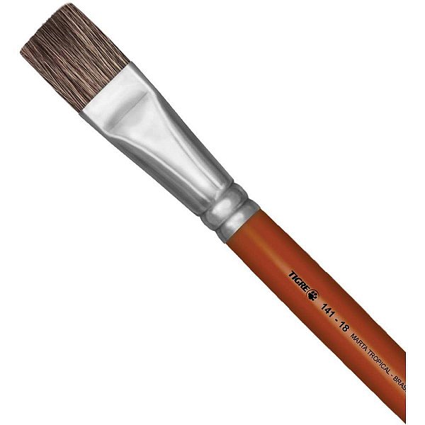 Pincel Artesanal Chato 141 N.18 Marta Tropical CT.C/06