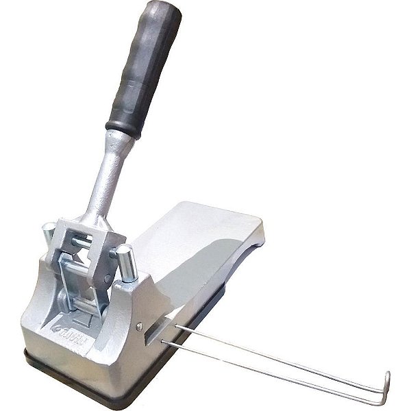 Perfurador de Papel Ferro Fundido P/100 FLS. Cinza