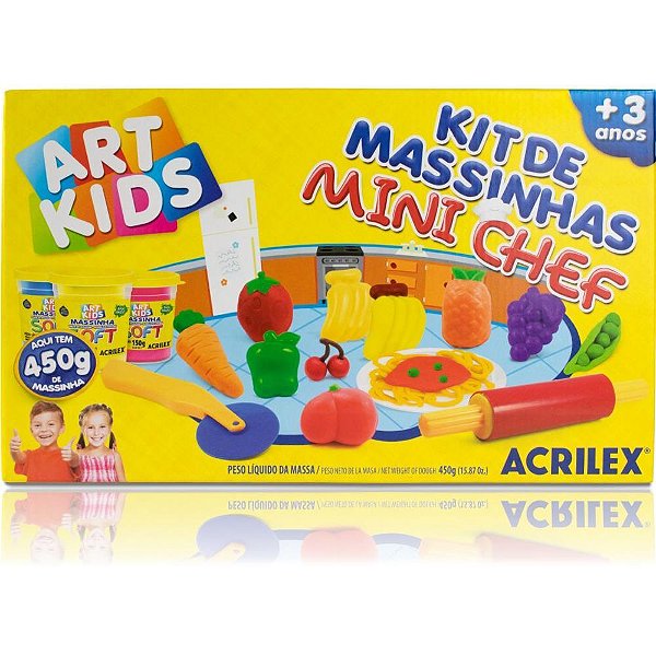 Massa para Modelar Criativa ART KIDS Mini CHEF