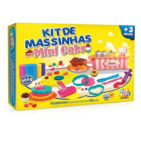 Massa para Modelar Criativa ART KIDS Mini Cake 200G