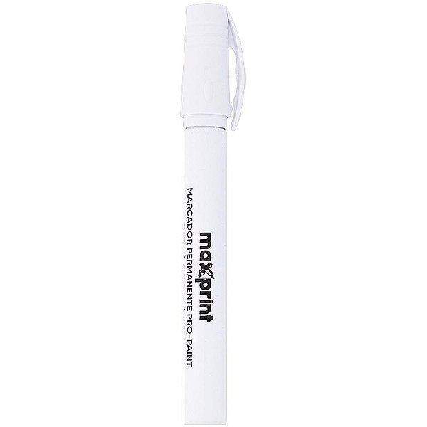 Marcador Artistico Branco Metalico Permanente PRO Blister