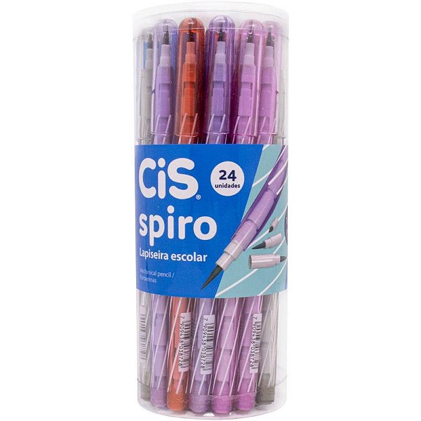 Lapiseira 2.0MM CIS Spiro Cores POTE-24