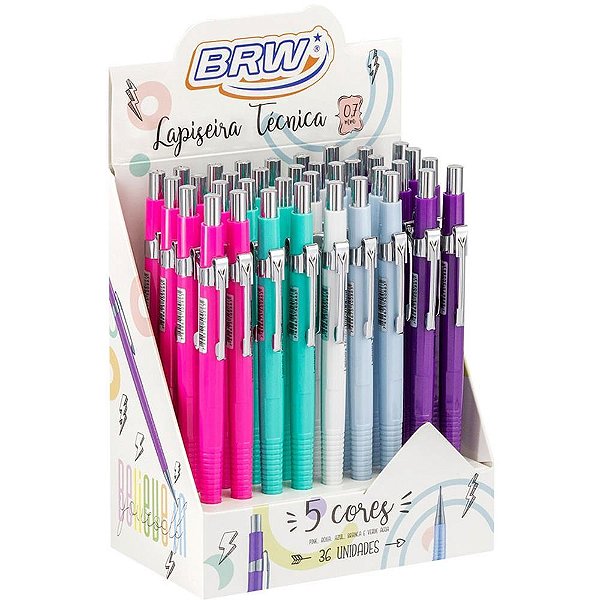 Lapiseira 0.7MM Tecnica 5 Cores (S) DP.C/36