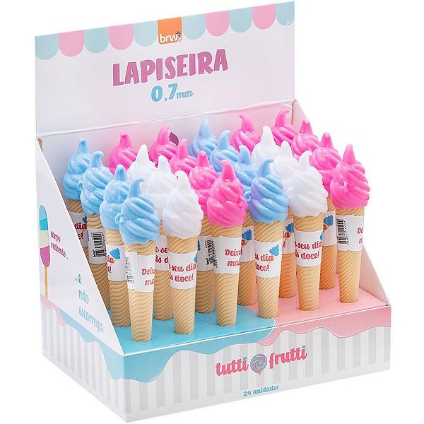 Lapiseira 0.7MM Sorvete Tutti Frutti 3CORES (S DP.C/24