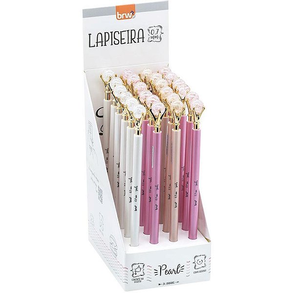 Lapiseira 0.7MM Plastica Pearl 4 Cores SORT DP.C/24