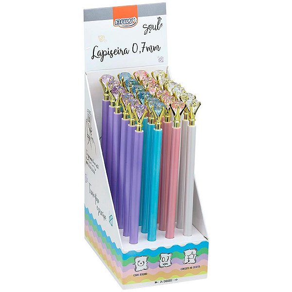 Lapiseira 0.7MM Diamond Plastica 2 Cores DP.C/24