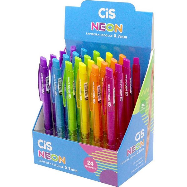 Lapiseira 0.7MM CIS Neon 6 Cores DP.C/24