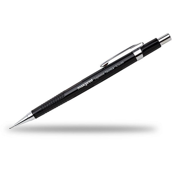 Lapiseira 0.5MM Tecnica Metalica Preta CX.C/12