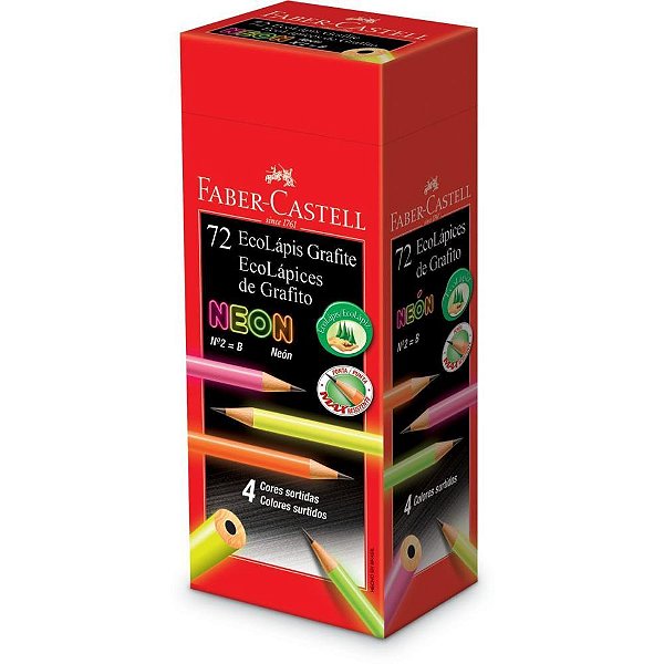 Lapis Preto Redondo Ecolapis 1205 MAX Neon CX.C/72