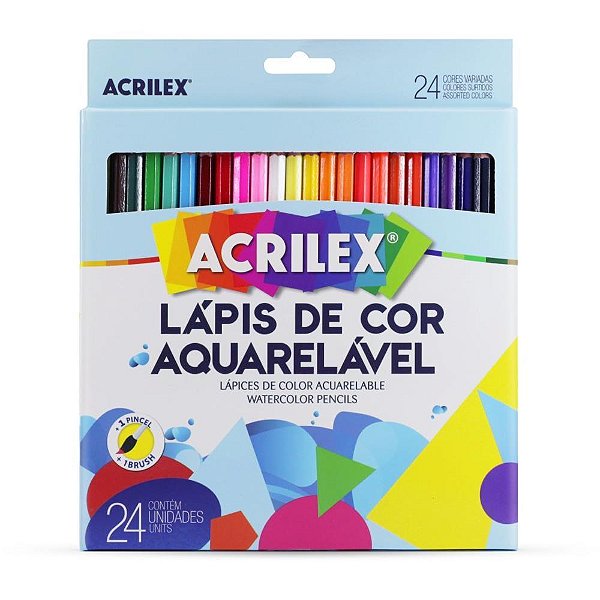 Lapis de COR Aquarelavel 24 Cores CX.C/06