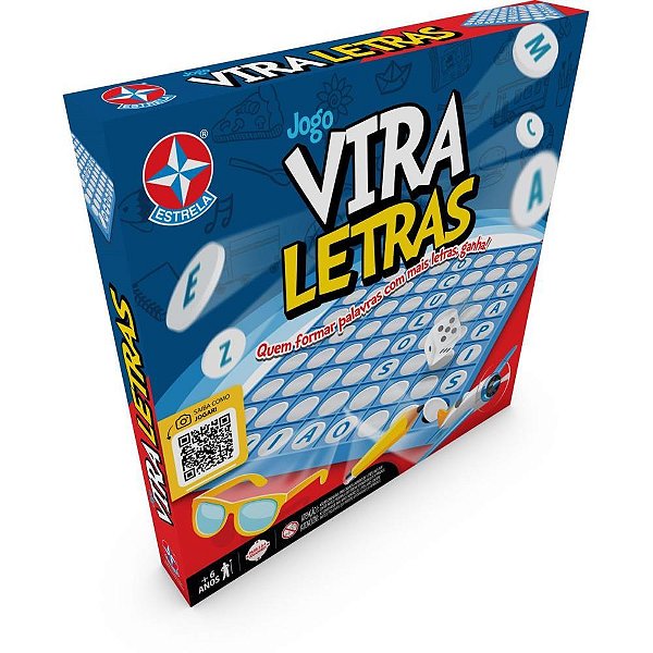 Jogo Diverso Vira Letras a Partir de 5ANOS