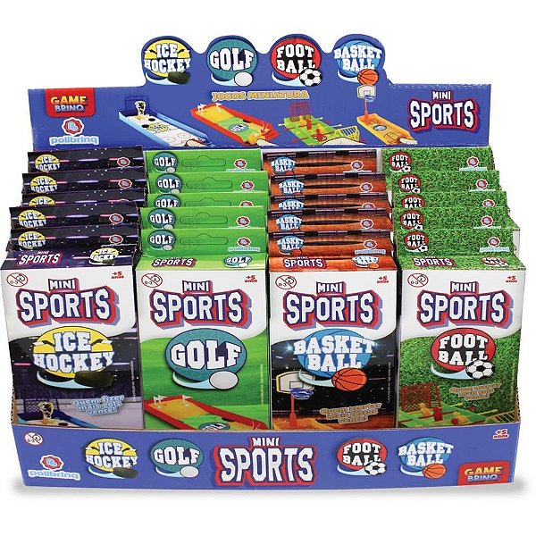 Jogo Diverso Mini SPORTS 4 Modelos Sortidos DP.C/16