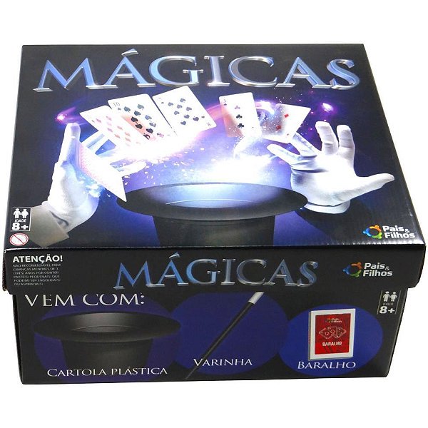 Jogo Diverso Magica C/CARTOLA Plastica