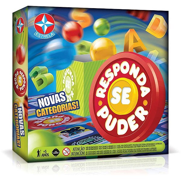 Jogo de Tabuleiro Responda SE Puder