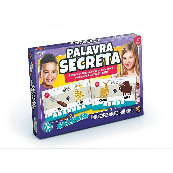 Jogo de Tabuleiro Palavra Secreta