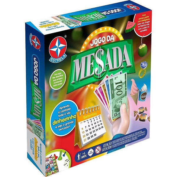 Jogo de Tabuleiro Jogo da Mesada