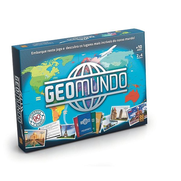 Jogo de Tabuleiro Geomundo