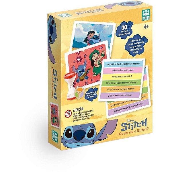 Jogo de Cartas Quem Viu o STITCH