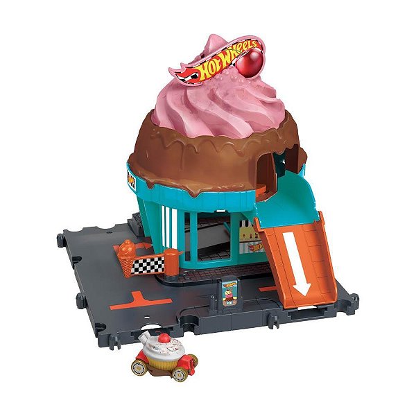 Hot Wheels Pista CITY Conjunto Sorveteria
