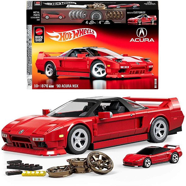 Mega HOT Wheels Acura NSX 90 1:16 876PCS