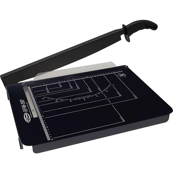 Guilhotina Cortadeira GPM 297 Preta Navalha Afiada