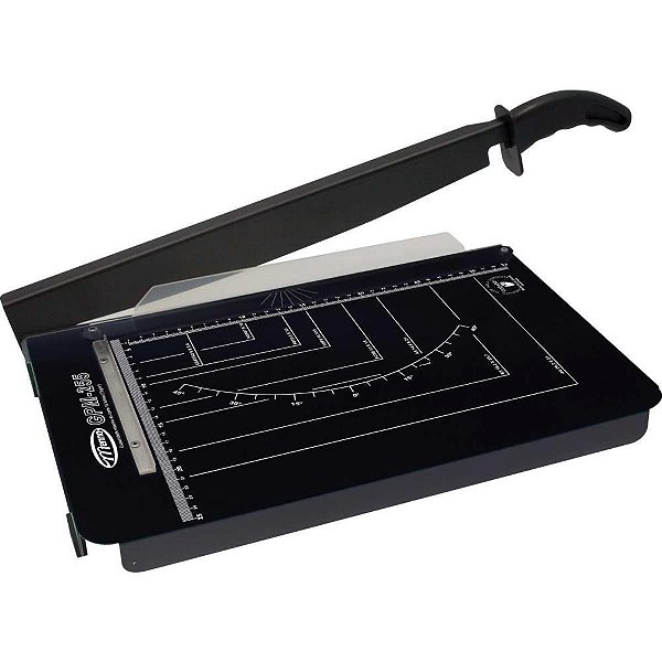 Guilhotina Cortadeira GPM 255 Preta Navalha Afiada