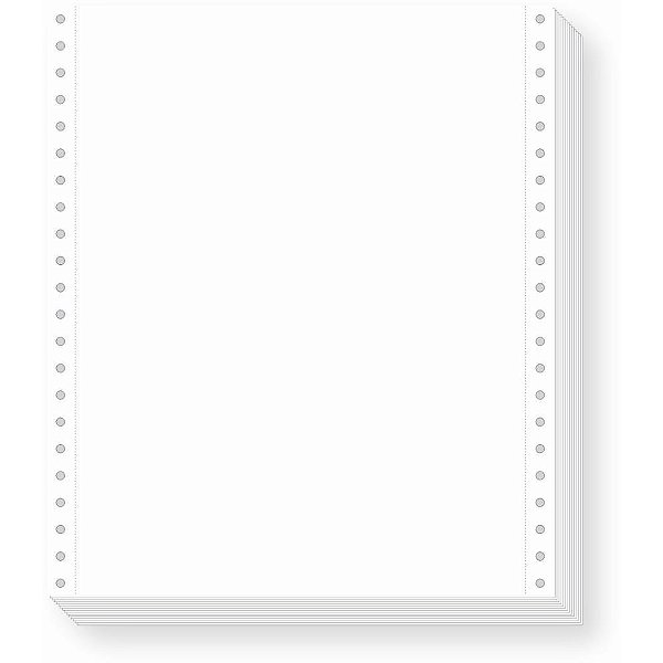 Formulario Continuo Branco 1 Via 80 Colunas 56G. CX/3000