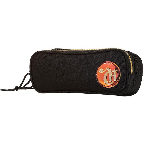 Estojo Duplo Capricho CANDY  Preto Tecido