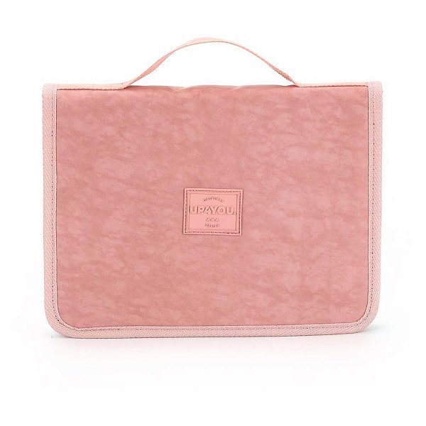 Estojo BOX Tecido UP4YOU Crinkle PAST NUD