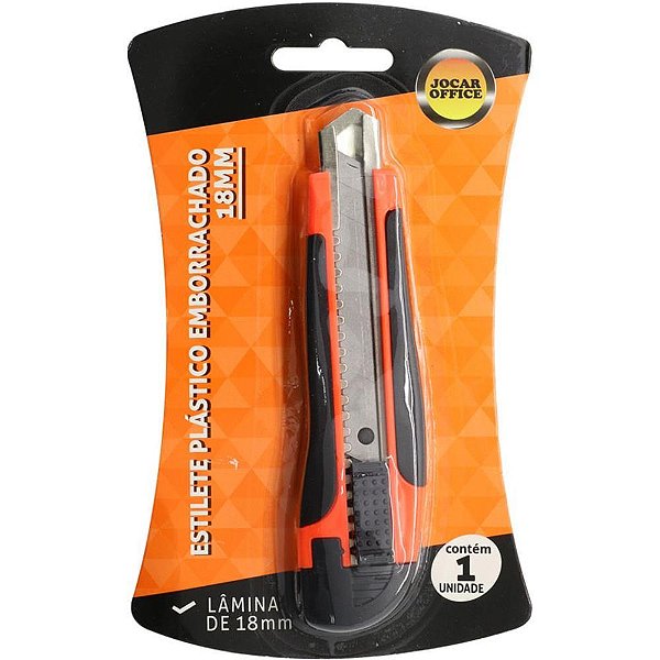 Estilete Largo Emborrachado 18MM CX.C/04