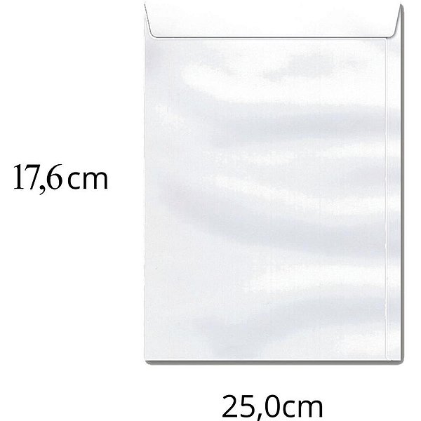 Envelope Saco Branco 176X250 90GRS. OF 25 CX.C/100