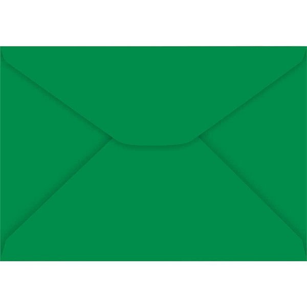 Envelope Carta Colorido 114X162MM Verde Escuro 85G CX.C/100