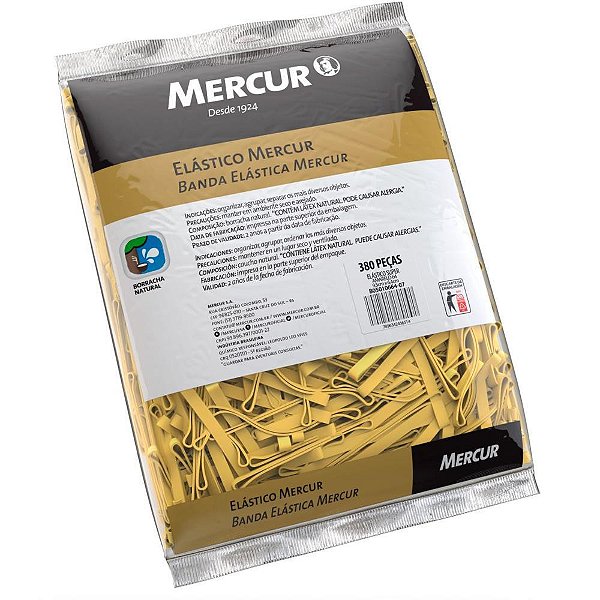 Elastico Amarelo N.64 Super 1 KG. Largo 380PCS Kilo