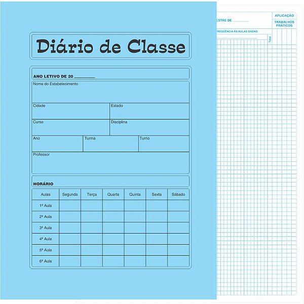 Diario de Classe Bimestral 8F 292X310MM PCT.C/50