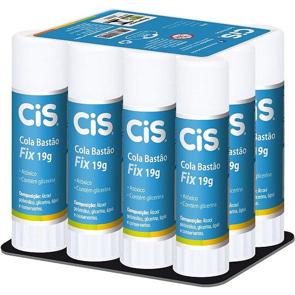 Cola em Bastao CIS Cola FIX 19G CX.C/12