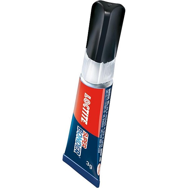 Cola Adesivo Instantaneo Super Bonder Original 3G. Azul CT.C/12