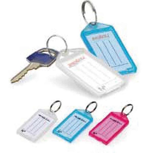 Chaveiro C/100 + 100 Etiquetas Cores CX.C/100