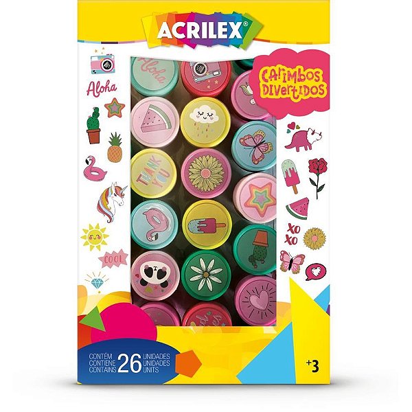 Carimbo Pedagogico Decorativo Sortido CX.C/26