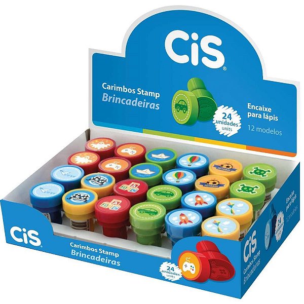 Carimbo Pedagogico CIS STAMP Linha Brincadeiras DP.C/24
