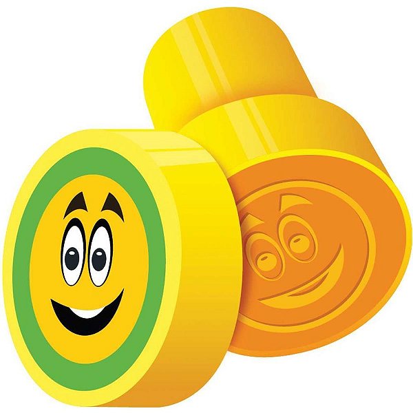 Carimbo Pedagogico CIS STAMP Carinhas CX.C/24